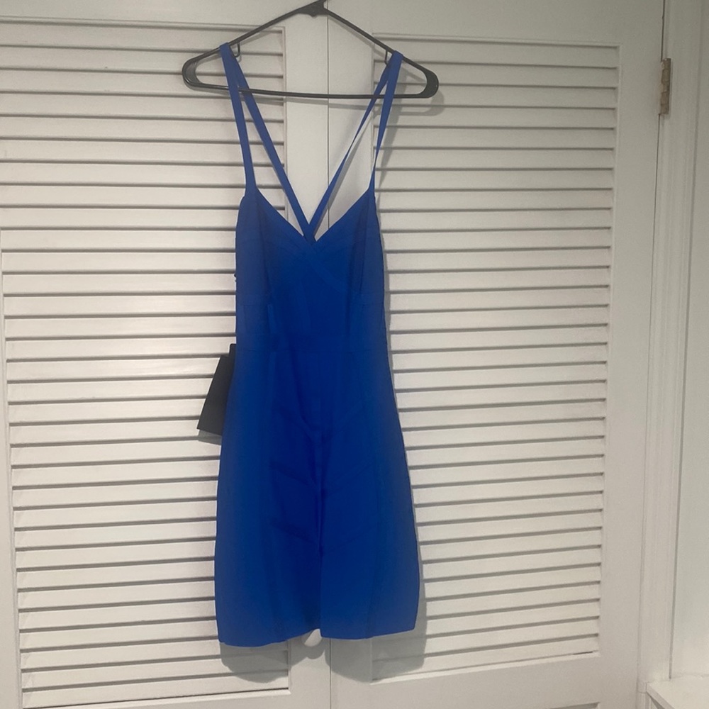 Bebe X Naven Bustier Bandage Dress